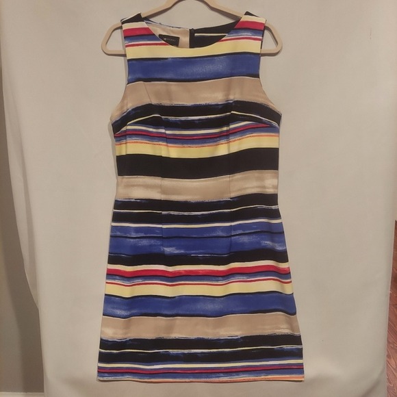 AB Studio Dresses & Skirts - AB Studio Womens‎ Striped Multicolor Sleeveless Dress Size 14